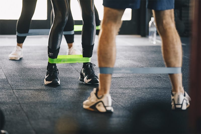 group training band workout